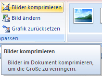 Bildkompression in Word